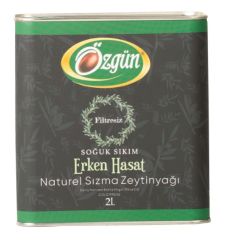 Erken Hasat Zeytinyağı 2 Lt Teneke