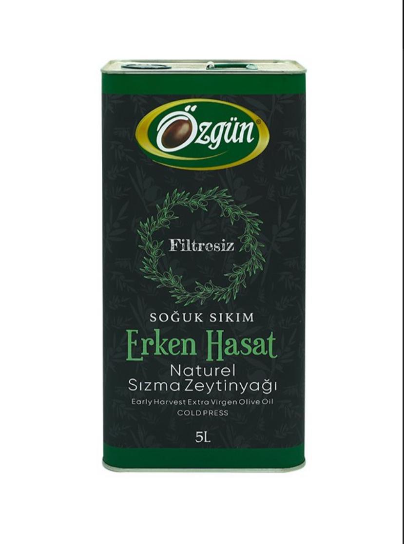 Erken Hasat Zeytinyağı 5 Lt Teneke