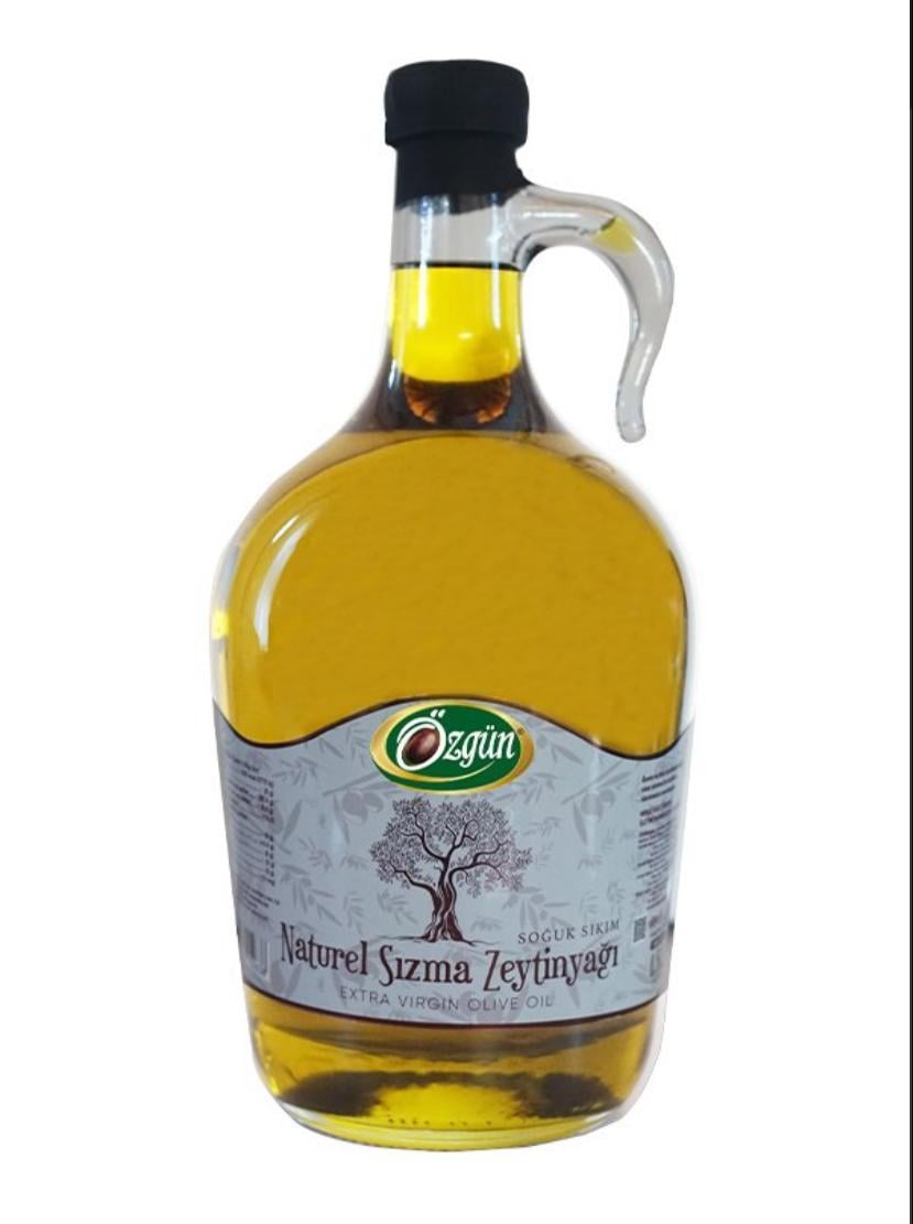 Naturel Sızma Soğuk Sıkım Zeytinyağı 1.5 Lt Cam Şişe