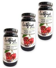 Organik Vişne Reçeli (280 Gr x 3 Adet)