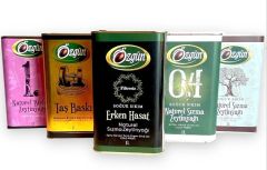 Soğuk Sıkım Naturel Zeytinyağı Tadım Paketi ( 5x1 Lt Teneke)