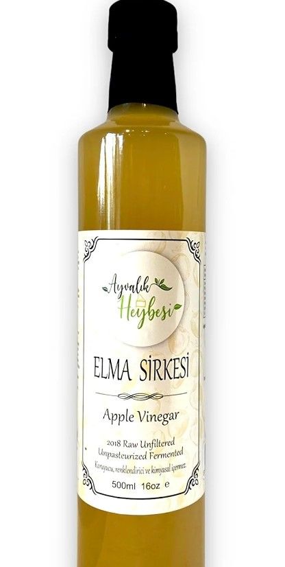 Doğal Elma Sirkesi 500 Ml (doğal Fermante-katkısız)