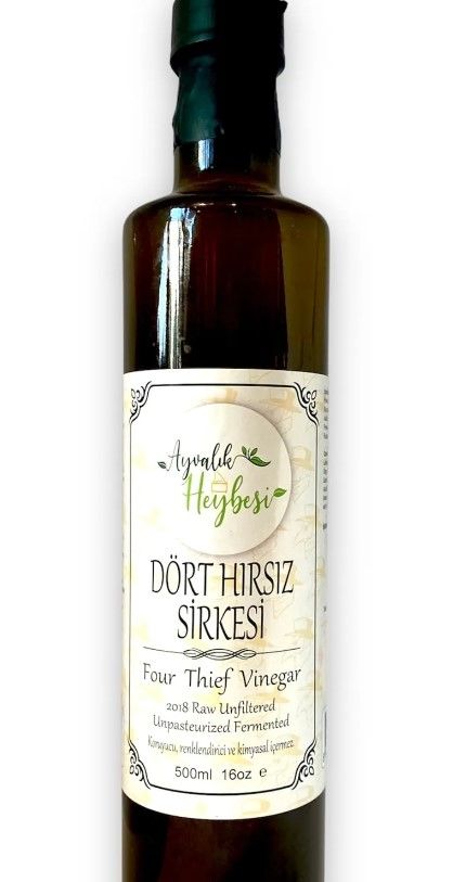 Dört Hırsız Sirkesi 500 Ml (doğal Fermante- Katkısız)