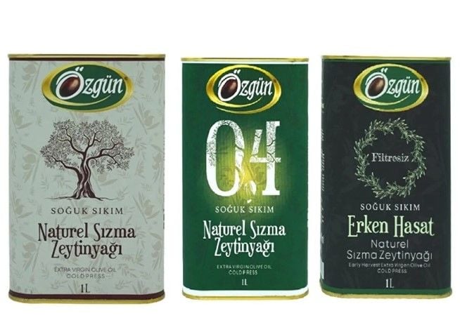 Özgün Zeytinyağı 3'lü Tadım Paketi (1 LT TENEKE)