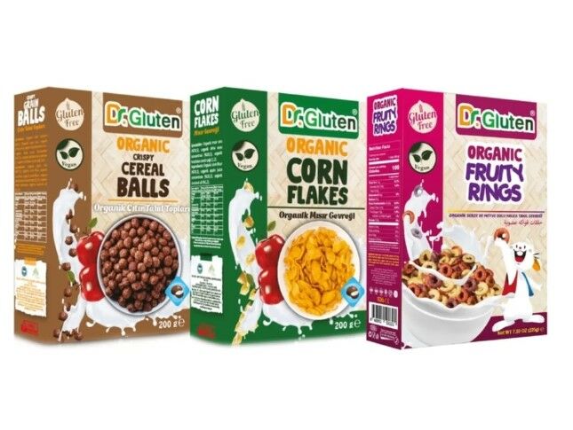 Dr.Gluten Organik Glutensiz Gevrek 3'lü Kampanya (ATIŞTIRMALIK-VEGAN)
