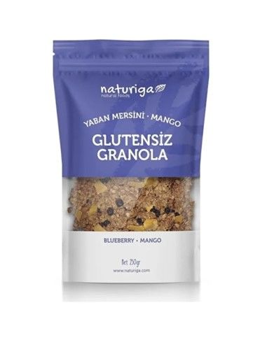 Naturiga Organik K Naturiga Yaban Mersini - Mango Glutensiz Granola 250 Gr