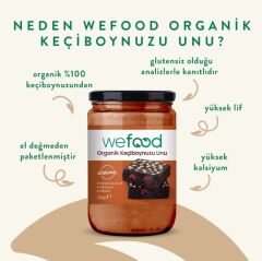Wefood Organik Keçiboynuzu Unu 320 Gr