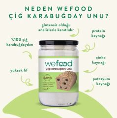 Wefood Glütensiz Çiğ Karabuğday Unu 350 gr