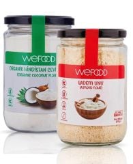Wefood Glutensiz Badem Unu 250 gr + Organik Hindistan Cevizi Unu 320 gr