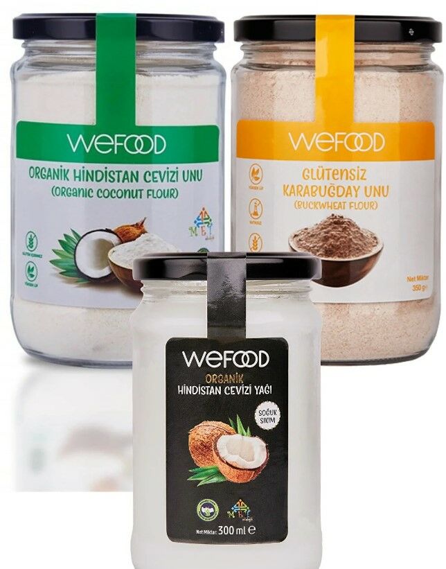 Wefood Glütensiz Hindistan Cevizi ve Karabuğday Paketi