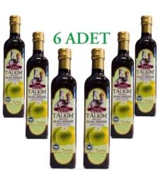 Organik Talkım Elma Sirkesi 500ml 6 Adet