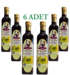 Organik Talkım Elma Sirkesi 500ml 6 Adet