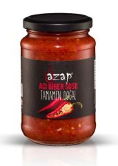 Azap Acı Biber Sosu Cam Kavanoz - 350 Gr.