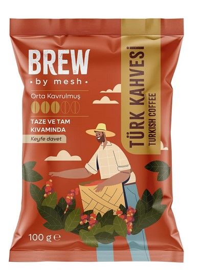 Orta Kavrulmuş Türk Kahvesi 100gr