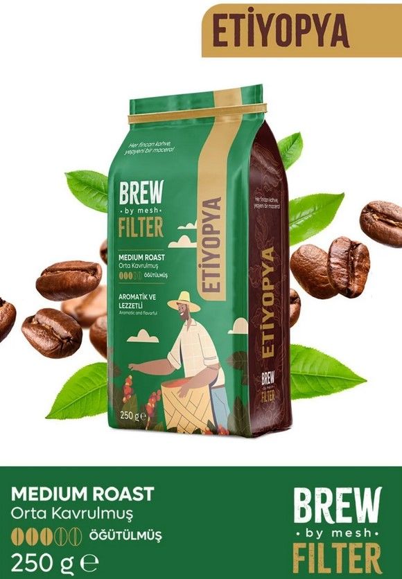 Etiyopya Medium Roast Filtre Kahve 250 Gr.