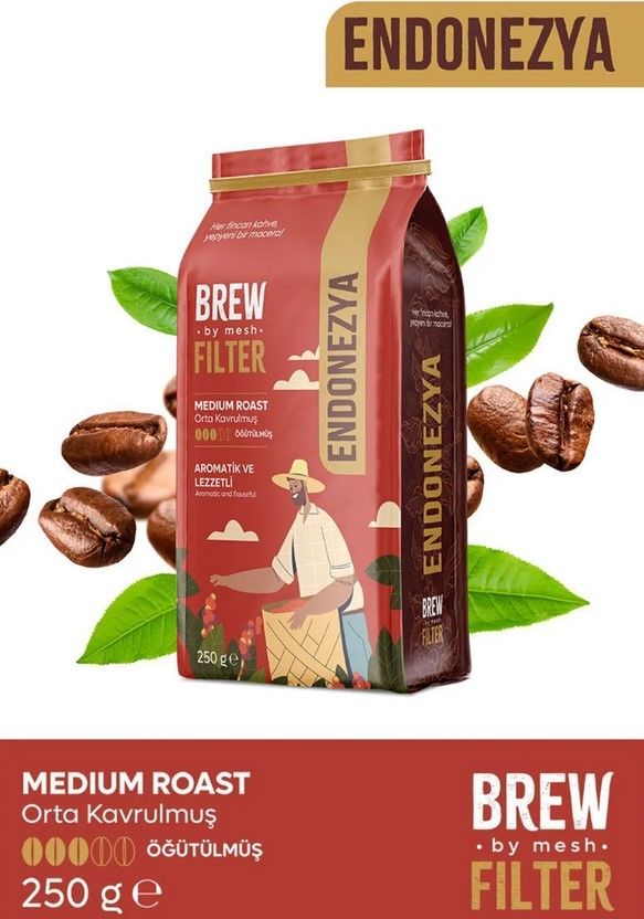 Endonezya Medium Roast Filtre Kahve 250 Gr.