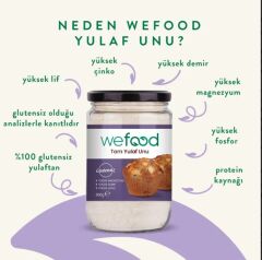 Wefood Glütensiz Yulaf Unu 350 gr