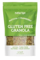 Naturiga Matcha & Cranberry Glutensiz Granola 250 Gr(Kopya)